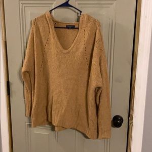 American Eagle Chunky Knit Sweater Hooded